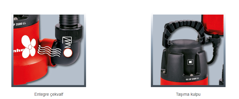 Einhell GC-SP 3580 LL Sıfırdan Emişli Drenaj Dalgı&ccedil; Pompa